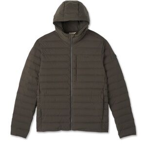 VUORI men’s steadfast full zip hooded jacket size L green NWT